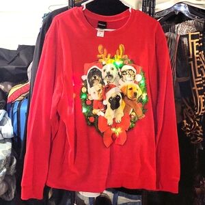 Light up christmas sweater